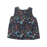 Floral Night - Haut chemisier